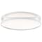 Access Lighting Lucia, LED Flush Mount, White Finish, Acrylic Lens Acrylic 49991LEDD-WH/ACR - alternate 1